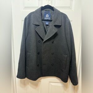 American Rag Gray Wool Peacoat Timeless Design